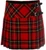 Ladies Deluxe Billie Kilt Skirt in Royal Stewart Tartan
