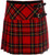 Ladies Deluxe Billie Kilt Skirt in Royal Stewart Tartan