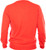 Mens Merino Wool Sweater V-Neck Orange