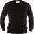 Mens Merino Wool Sweater V-Neck Black