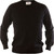 Mens Merino Wool Sweater V-Neck Black