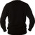 Mens Merino Wool Sweater V-Neck Black