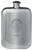 Family Crest Design Pocket Hip Flask 6oz Rounded Polished Pewter Ramsay-Yule