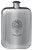 Family Crest Design Pocket Hip Flask 6oz Rounded Polished Pewter Ramsay-Yule