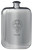 Family Crest Design Pocket Hip Flask 6oz Rounded Polished Pewter Ramsay-Yule