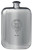 Family Crest Design Pocket Hip Flask 6oz Rounded Polished Pewter Dove-Kinloch