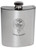 Family Crest 6oz Polished Pewter Kidney Flask Abbott-Downie