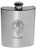 Family Crest 6oz Polished Pewter Kidney Flask Abbott-Downie