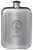 Family Crest Design Pocket Hip Flask 6oz Rounded Polished Pewter MacFall-MacOwl