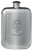 Family Crest Design Pocket Hip Flask 6oz Rounded Polished Pewter MacFall-MacOwl