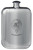 Family Crest Design Pocket Hip Flask 6oz Rounded Polished Pewter MacFall-MacOwl