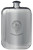 Family Crest Design Pocket Hip Flask 6oz Rounded Polished Pewter MacFall-MacOwl