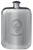 Family Crest Design Pocket Hip Flask 6oz Rounded Polished Pewter MacFall-MacOwl