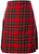 12oz Ladies Knee Length Kilt Royal Stewart Tartan Polyester Mix