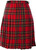 12oz Ladies Knee Length Kilt Royal Stewart Tartan Polyester Mix