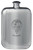 Family Crest Design Pocket Hip Flask 6oz Rounded Polished Pewter Kinnaird-MacFadzean