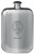 Family Crest Design Pocket Hip Flask 6oz Rounded Polished Pewter MacPatrick-Ramsay