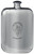 Family Crest Design Pocket Hip Flask 6oz Rounded Polished Pewter MacPatrick-Ramsay