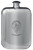 Family Crest Design Pocket Hip Flask 6oz Rounded Polished Pewter MacPatrick-Ramsay