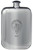 Family Crest Design Pocket Hip Flask 6oz Rounded Polished Pewter MacPatrick-Ramsay