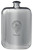 Family Crest Design Pocket Hip Flask 6oz Rounded Polished Pewter MacPatrick-Ramsay