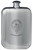 Family Crest Design Pocket Hip Flask 6oz Rounded Polished Pewter MacPatrick-Ramsay