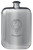Family Crest Design Pocket Hip Flask 6oz Rounded Polished Pewter MacPatrick-Ramsay