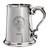 Family Crest Polished Pewter 1 Pint Tankard with Scroll handle Abbot-Conacher