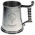 Crest Tankard with Rope Handle in Polished Pewter 1 Pint Capacity MacDade-MacKindlay