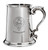 Family Crest Polished Pewter 1 Pint Tankard with Scroll handle Landers-MacCubbin