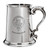 Family Crest Polished Pewter 1 Pint Tankard with Scroll handle MacCuish-MacKeochan