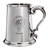 Family Crest Polished Pewter 1 Pint Tankard with Scroll handle Congilton-Geddes