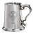 Family Crest Polished Pewter 1 Pint Tankard with Scroll handle Congilton-Geddes