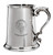 Family Crest Polished Pewter 1 Pint Tankard with Scroll handle Congilton-Geddes