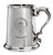 Family Crest Polished Pewter 1 Pint Tankard with Scroll handle Congilton-Geddes