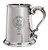 Family Crest Polished Pewter 1 Pint Tankard with Scroll handle Congilton-Geddes