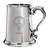 Family Crest Polished Pewter 1 Pint Tankard with Scroll handle MacSporran-Patrick