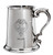 Family Crest Polished Pewter 1 Pint Tankard with Scroll handle MacSporran-Patrick