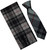 Mens Scarf & Tie Gift Set Wool Tie Moffat Modern Tartan Plaid Design 100% Lambswool Scarf