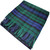 Black Watch Scottish Tartan 100% Lambswool Throw Blanket Warm and Soft Plaid Travel Wool Rug