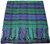 Black Watch Scottish Tartan 100% Lambswool Throw Blanket Warm and Soft Plaid Travel Wool Rug