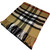 Thomson Camel Scottish Tartan 100% Lambswool Throw Blanket Warm and Soft Plaid Travel Wool Rug