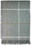 Large Soft Luxury Lambswool Merino Tattersall Throw - Pearl Grey