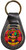Leather Key Fob Scottish Clan Crest Sinclair Made in Scotland Leather Key Fob Scottish Clan Crest Sinclair Made in Scotland