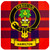 Hamilton Clan Crest Square Coasters Set of 4 Cork Backed From Scotland