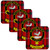 MacDougall Clan Crest Square Coasters Set of 4 Cork Backed From Scotland MacDougall Clan Crest Square Coasters Set of 4 Cork Backed From Scotland