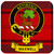 Maxwell Clan Crest Square Coasters Set of 4 Cork Backed From Scotland