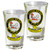 MacDougall Scottish Clan Crest Tequila Slammer Shot Glass Set of 2 Scottish Made