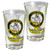 Sutherland Scottish Clan Crest Tequila Slammer Shot Glass Set of 2 Scottish Made Sutherland Scottish Clan Crest Tequila Slammer Shot Glass Set of 2 Scottish Made