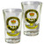 Robertson Scottish Clan Crest Tequila Slammer Shot Glass Set of 2 Scottish Made
